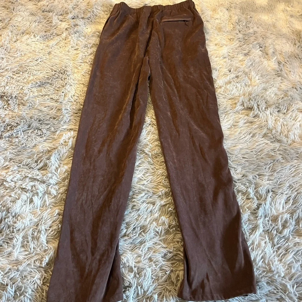 Orvis brown suede like pants - Picture 4 of 4